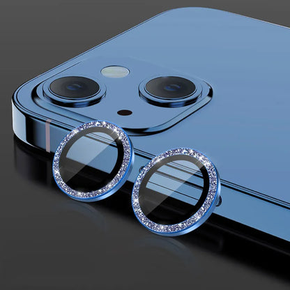 Luxury Shining Diamond Lens Film For IPhone 15 14 13 12 Pro Max Plus HD Glass Camera Lens Protective Tempered Film