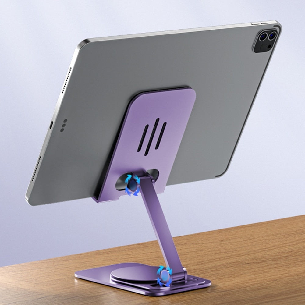 Universal Smartphone Stand Desk Bracket Foldable Adjustable Tablet Phone Desktop Holder Aluminium Alloy Non-slip Accessories
