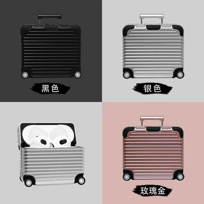 For AirPods Pro 2 3 1 Case Luggae Box Case for AirPods Pro2 Pro 2nd 3rd Air Pods Pro Cover Case Removable Hard Suitcase Funda