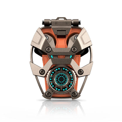 TWS wireless Earbuds Mechanical Invasion LED  Headsets With BT5.3, Metal Mecha ENC Noise Cancellation  Style Headphones