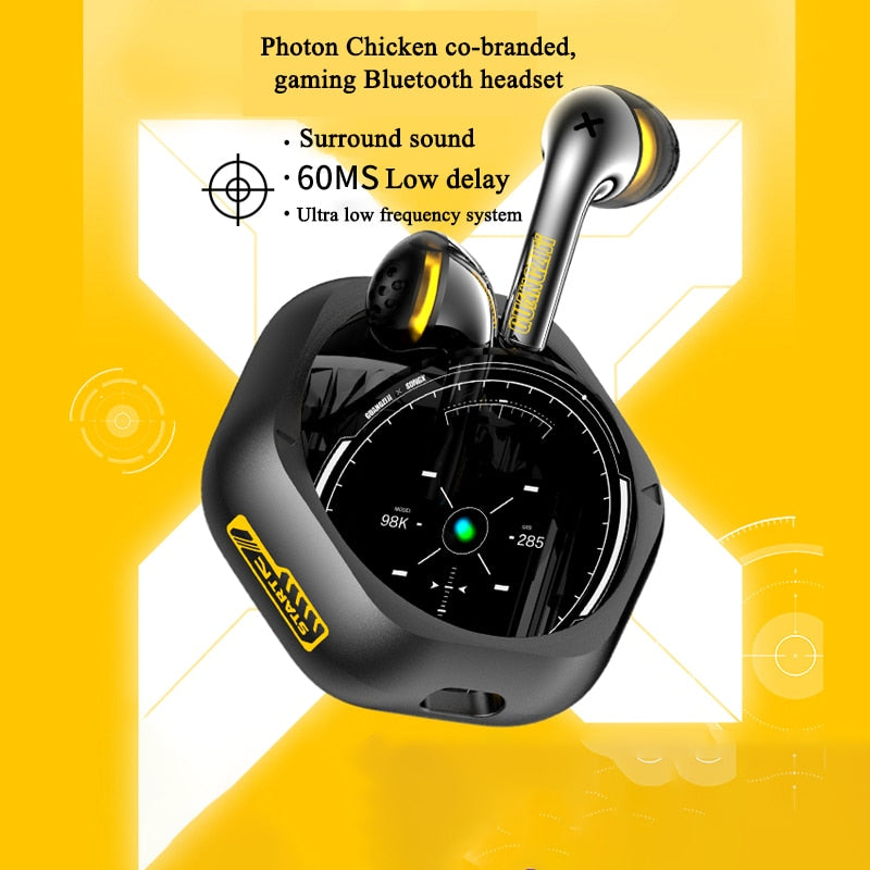 Songx True Wireless Bluetooth Surround Sound Fashion Headset Photon Chicken Ip Joint Model Suitable For Apple Smarttearphone
