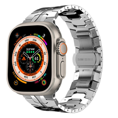 YAYUU Stainless Steel Band for Apple Watch Ultra Band 49mm 45mm 44mm, Metal Strap for Apple Watch Series 8 7 6 5 4 SE