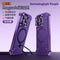 Genuine leather + metal [dark purple]