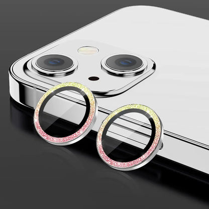 Luxury Shining Diamond Lens Film For IPhone 15 14 13 12 Pro Max Plus HD Glass Camera Lens Protective Tempered Film