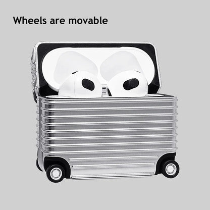 For AirPods Pro 2 3 1 Case Luggae Box Case for AirPods Pro2 Pro 2nd 3rd Air Pods Pro Cover Case Removable Hard Suitcase Funda