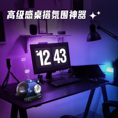 Youpin Smoke Puffing Ring Humidifier Office Desktop Toys Creative Gifts Tide Play Air Purifier Aromatherapy Diffuser