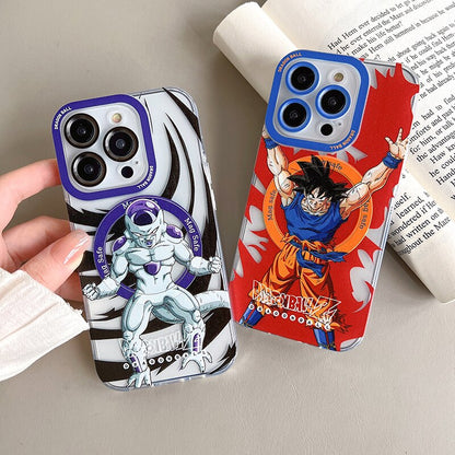 Dragons Balls Sons Gokus Kakarottos Magnetic Phone Cases For iPhone 14 13 12 11 Pro Max Plus Anime Soft Silicone Cover Gifts