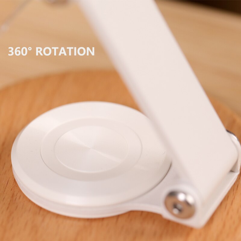 Foldable Tablet Mobile Phone Desktop Acrylic Stand For iPad iPhone Samsung Desk Holder Adjustable Wood Bracket Smartphone Stands
