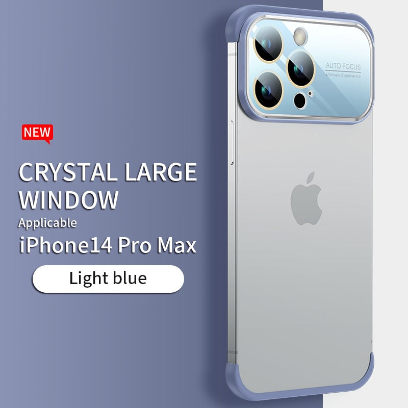 Large Window Lens Protector Corner Pad Soft Case For iPhone 14 13 Pro Max Shockproof Silicone Phone Cover On iPhone 12 13 14 Pro