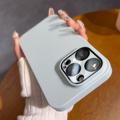 Luxury Camera Lens Glass Full Protection Phone Case For iPhone 12 13 14 Pro Max Shockproof Matte Hard PC Cellphone Funda Cover
