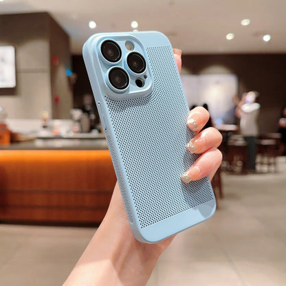 Candy Colors Summer Breathable Mesh Heat Dissipation For iPhone 14 13 12 11 Pro Max Soft Silicone Camera Lens Protector Cover