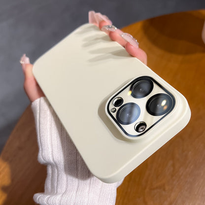 Luxury Camera Lens Glass Full Protection Phone Case For iPhone 12 13 14 Pro Max Shockproof Matte Hard PC Cellphone Funda Cover