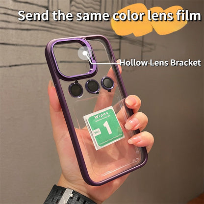 Aluminum alloy lens film cover bracket suitable for iphone 13 14 pro Max mobile phone case iphone11 12 pro Max luxury drop-proof
