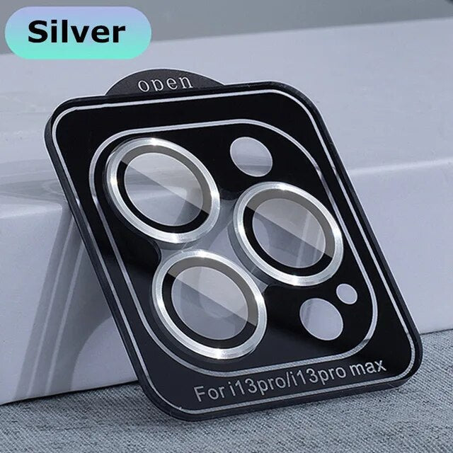 Camera Protector For iPhone 13 14 Pro Max Metal Lens Ring Glass Case For iPhone 14 Plus 13Pro Max 14pro max Lens Protective Cap