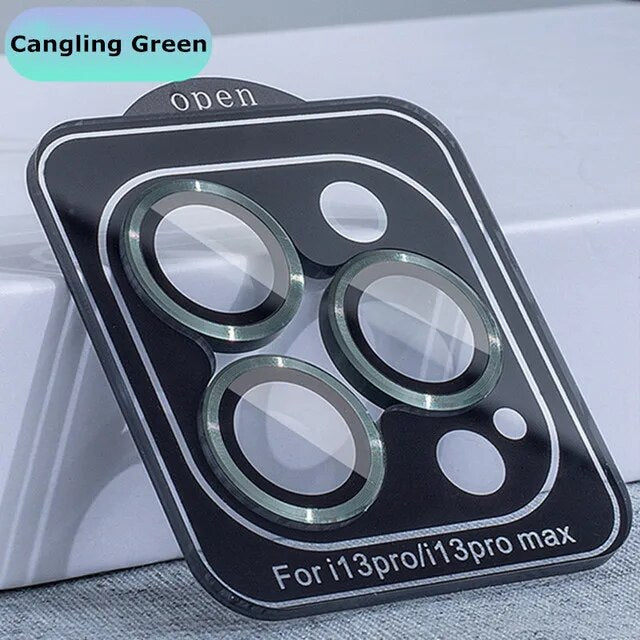 Camera Protector For iPhone 13 14 Pro Max Metal Lens Ring Glass Case For iPhone 14 Plus 13Pro Max 14pro max Lens Protective Cap