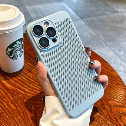 Luxury Heat Radiation Ultra Thin PC Case for iPhone 11 12 13 14 Pro Max 14 7 8 Plus Xr Xs Max X 7 8 SE 2 3 Glass Lens Flim Cover