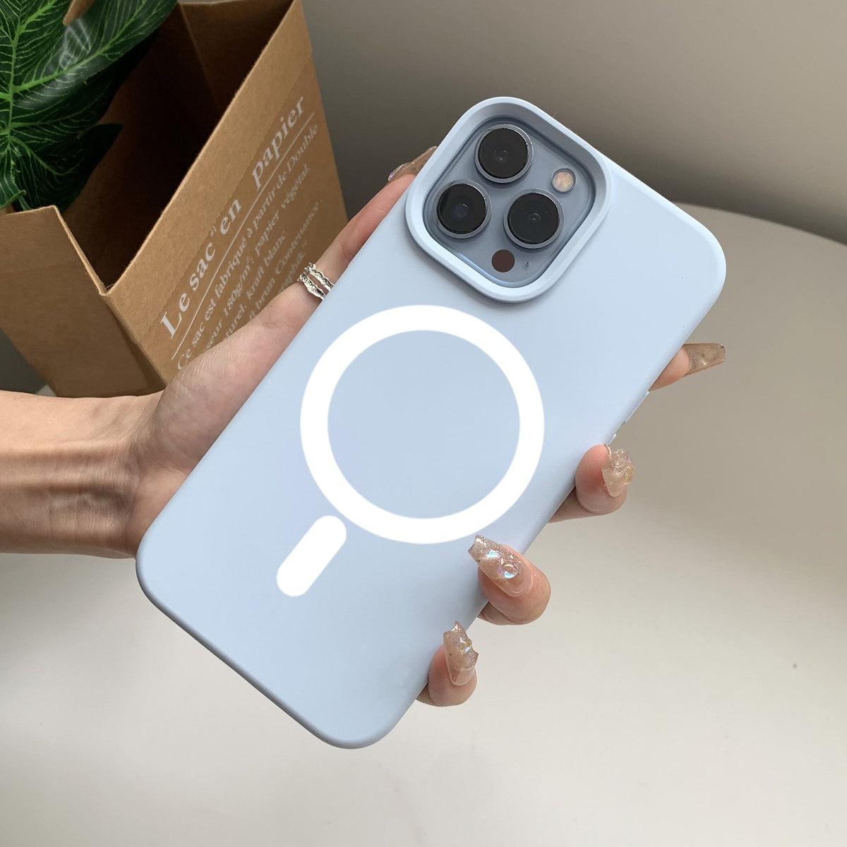 For Mag safe Magnetic Wireless Charger Case For iPhone 14 12 11 13 Pro Max Cover Funda Capa Korea Liquid Silicone Case 13 14 Pro