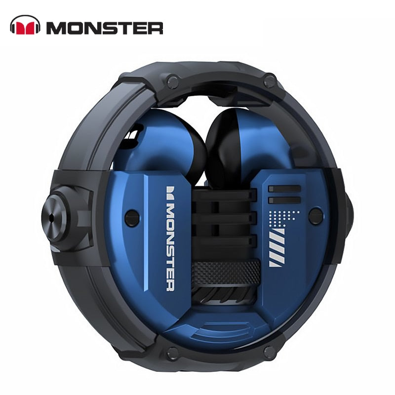 Monster XKT10 Bluetooth Earphones Wireless Headphones Gamer Headset Waterproof TWS Noise Reduction With Microphone Sports Earbud