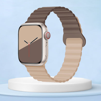 Silicone Loop Strap for Apple Watch 8 Ultra 7 6 SE 5 4 3 Magnetic Buckle Bracelets for iWatch Band 49mm 42/44/45mm 38/40/41mm