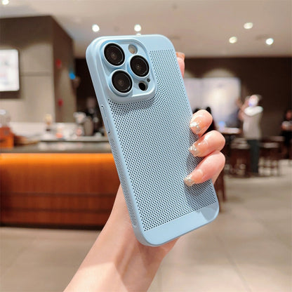 Luxury Heat Radiation Ultra Thin PC Case for iPhone 11 12 13 14 Pro Max 14 7 8 Plus Xr Xs Max X 7 8 SE 2 3 Glass Lens Flim Cover