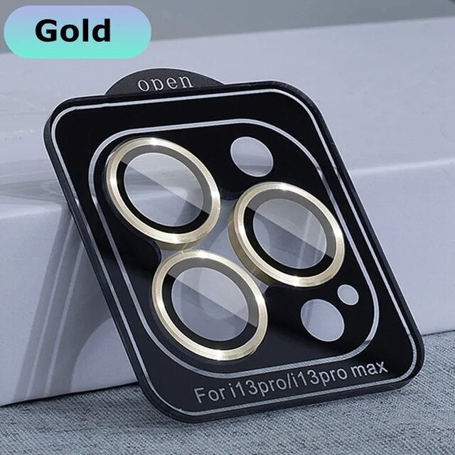 Camera Protector For iPhone 13 14 Pro Max Metal Lens Ring Glass Case For iPhone 14 Plus 13Pro Max 14pro max Lens Protective Cap