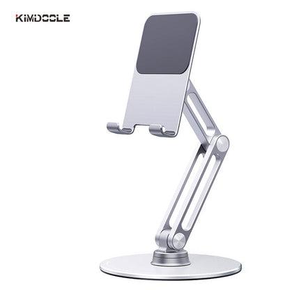 Kimdoole Metal 360° Rotating Tablet Holder Stand Use for Ipad Laptop Cellphone Smartphone Mobile Phones Telephone Reader