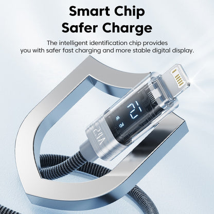 Toocki USB Cable For iPhone 14 13 12 mini 11 Pro Max Xs Xr X 8 Lighting Fast Charge Charger Date Cable For iPad Wire Cord