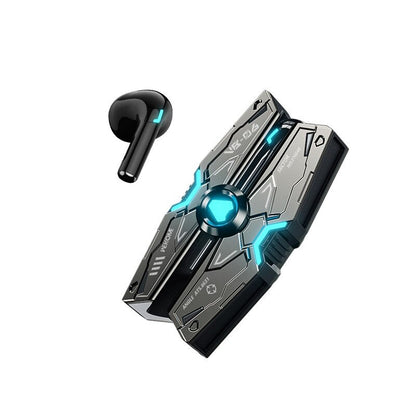 Mecha Gaming Bluetooth Headset Zinc Alloy Material Semi-in-ear Large Capacity Battery Esports Level Gaming Bluetooth Headset
