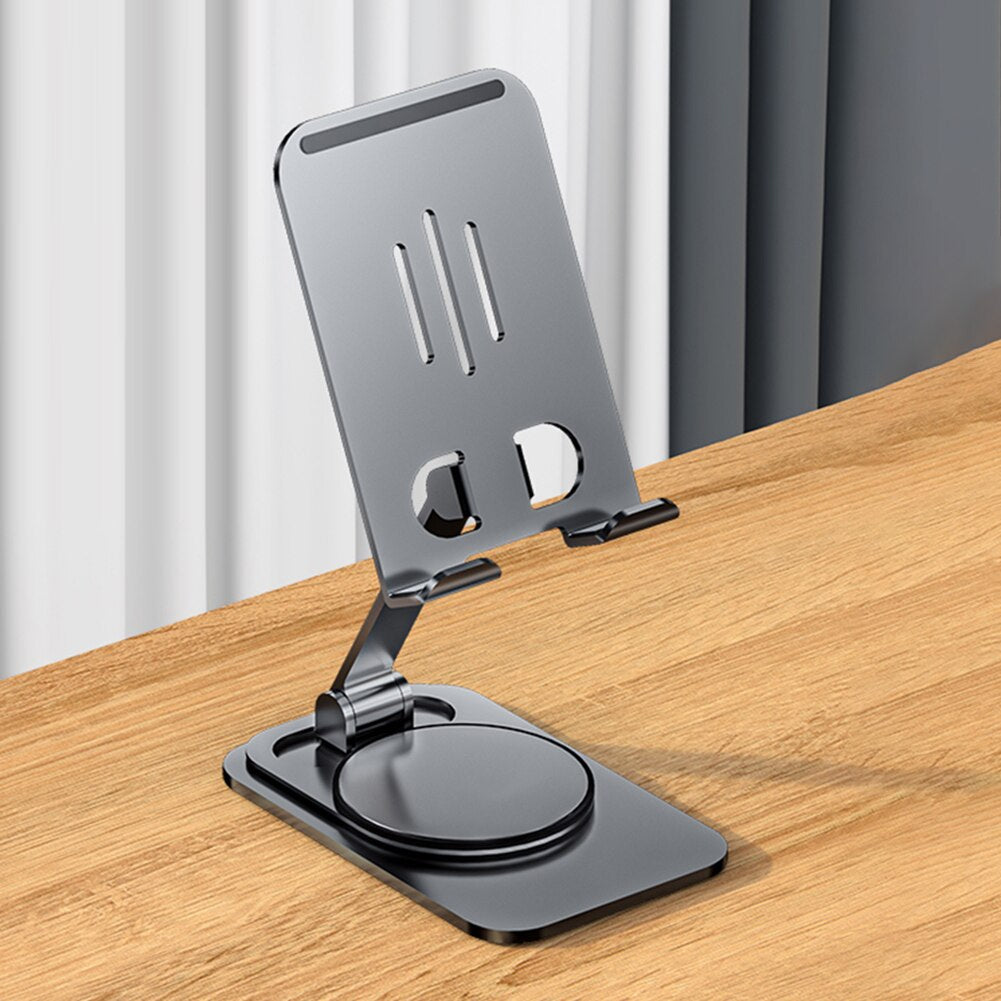 Universal Smartphone Stand Desk Bracket Foldable Adjustable Tablet Phone Desktop Holder Aluminium Alloy Non-slip Accessories