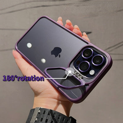 Aluminum alloy lens film cover bracket suitable for iphone 13 14 pro Max mobile phone case iphone11 12 pro Max luxury drop-proof