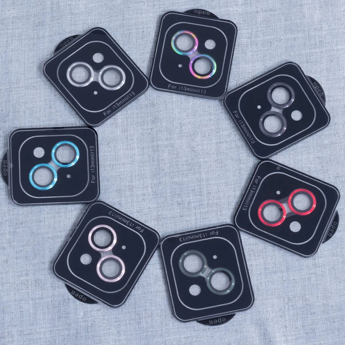 Camera Protector For iPhone 13 14 Pro Max Metal Lens Ring Glass Case For iPhone 14 Plus 13Pro Max 14pro max Lens Protective Cap
