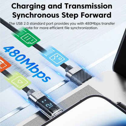 Toocki USB Cable For iPhone 14 13 12 mini 11 Pro Max Xs Xr X 8 Lighting Fast Charge Charger Date Cable For iPad Wire Cord