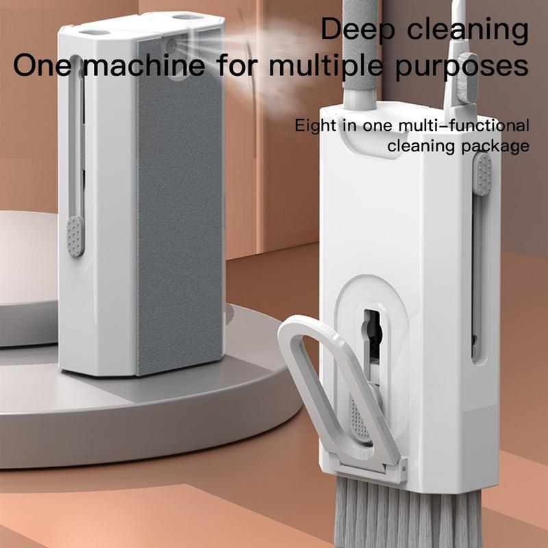 8-in-1 Multifunctional Keyboard Cleaner Laptop Cleaning Kit Earphone Cleaning Pen Headset
