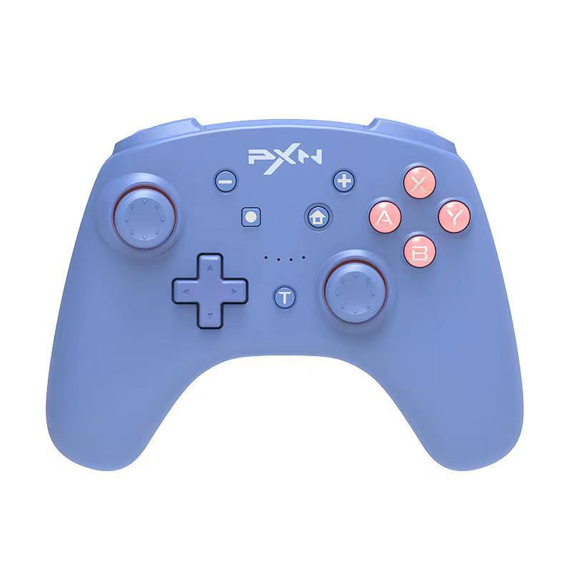 PXN-9607X Game Gamepad Bluetooth PXN for Switch Lite/PC USB Data Cable Remote NFC/Amibo for Nintendo Switch Controller(Blue)