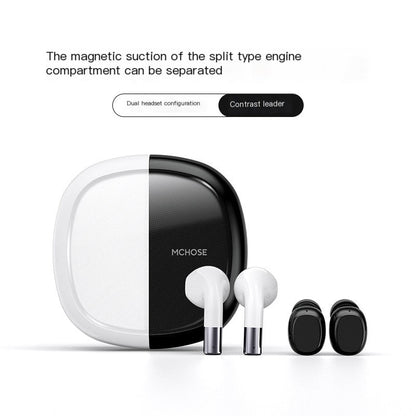 MCHOSE Maxcom BH288 Bluetooth Headsets Really Wireless Creative Panda Headphones Split Engine Room Magnetic Attraction Separable