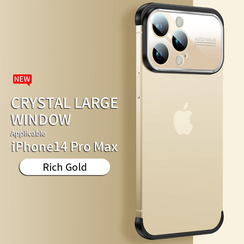 Large Window Lens Protector Corner Pad Soft Case For iPhone 14 13 Pro Max Shockproof Silicone Phone Cover On iPhone 12 13 14 Pro