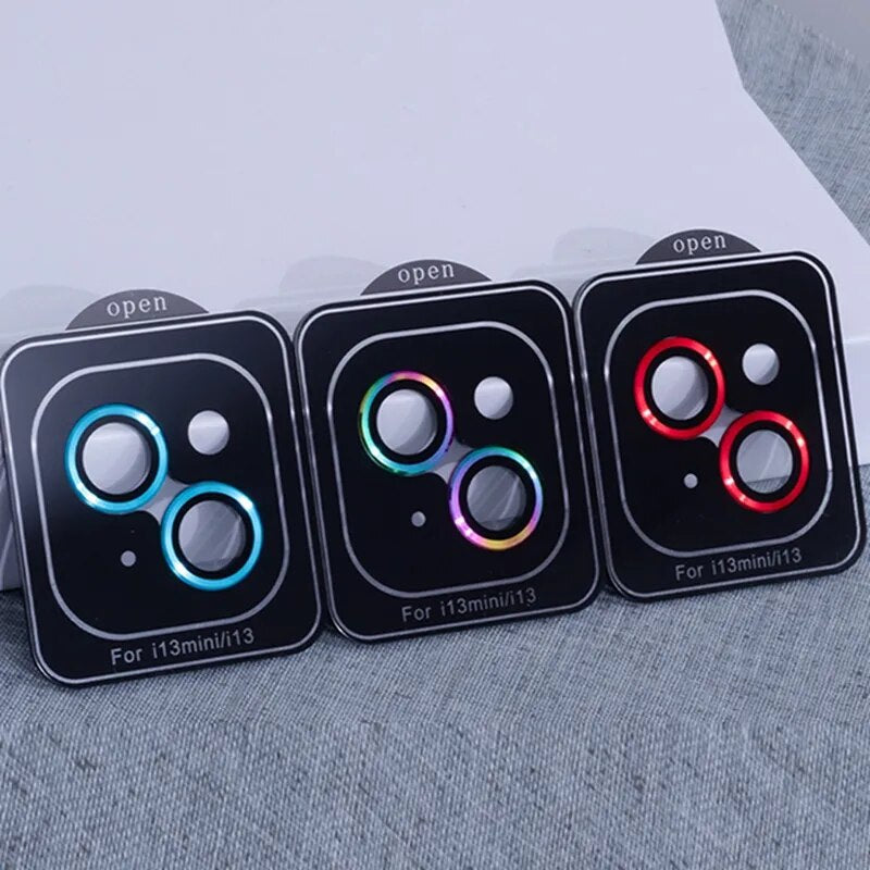 Camera Protector For iPhone 13 14 Pro Max Metal Lens Ring Glass Case For iPhone 14 Plus 13Pro Max 14pro max Lens Protective Cap