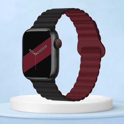 Silicone Loop Strap for Apple Watch 8 Ultra 7 6 SE 5 4 3 Magnetic Buckle Bracelets for iWatch Band 49mm 42/44/45mm 38/40/41mm