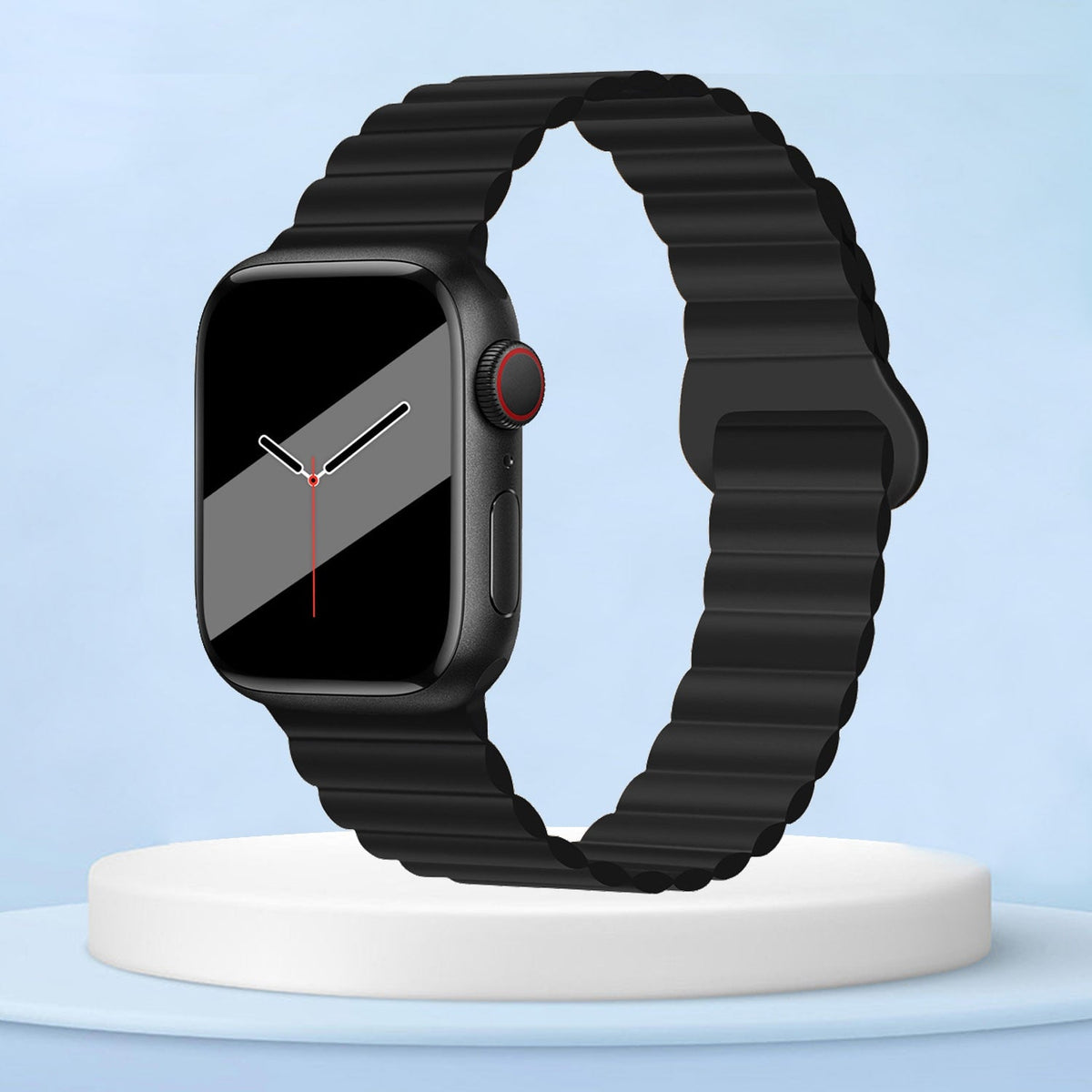 Silicone Loop Strap for Apple Watch 8 Ultra 7 6 SE 5 4 3 Magnetic Buckle Bracelets for iWatch Band 49mm 42/44/45mm 38/40/41mm