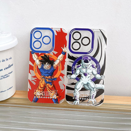 Dragons Balls Sons Gokus Kakarottos Magnetic Phone Cases For iPhone 14 13 12 11 Pro Max Plus Anime Soft Silicone Cover Gifts