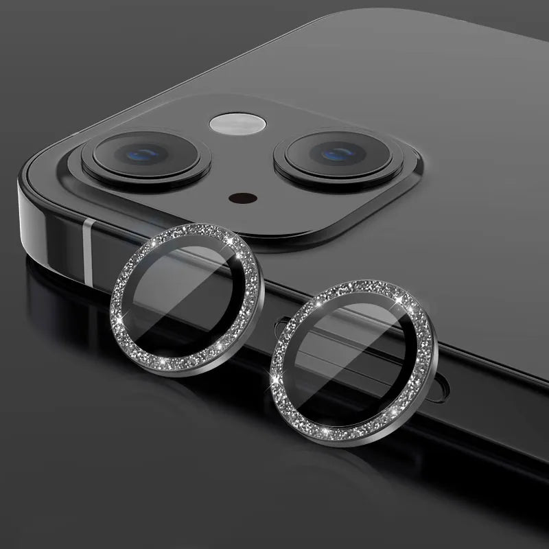 Luxury Shining Diamond Lens Film For IPhone 15 14 13 12 Pro Max Plus HD Glass Camera Lens Protective Tempered Film