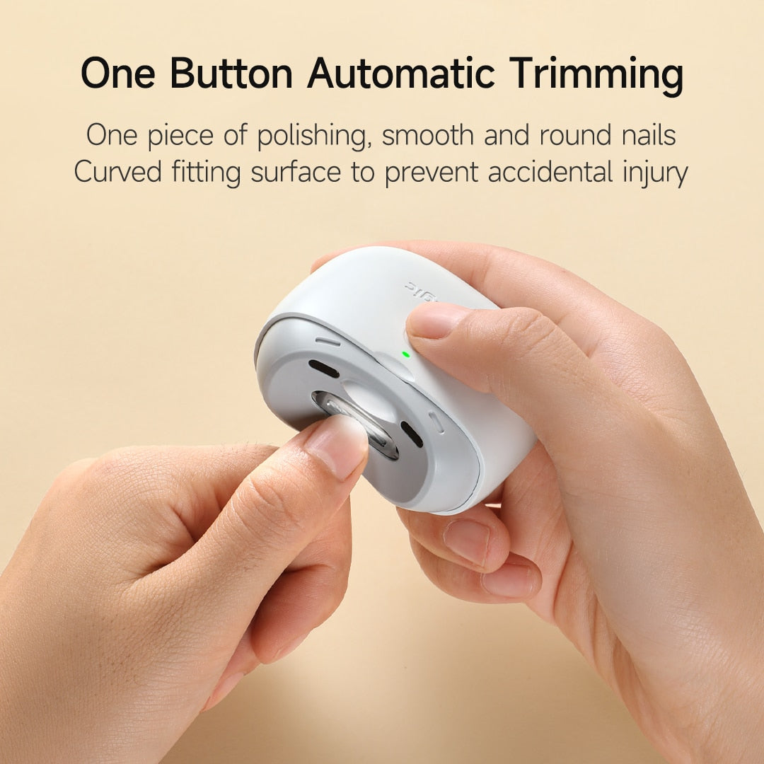 Seemagic Electric Automatic Nail Clippers Pro with light Trimmer Nail Cutter Manicure For Baby Adult Care Scissors Body Tools