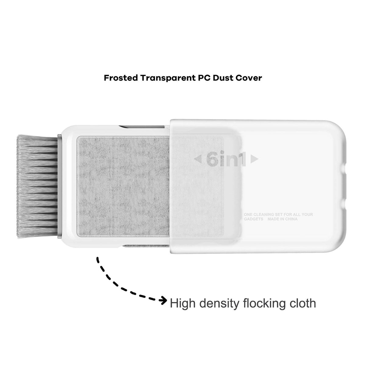 6 In 1 Cleaner Kit For Airpods Earphone Cleaning Pen For Keyboard Notebook Earbuds Case Cleaning Tools Car Dashboard Clean Brush