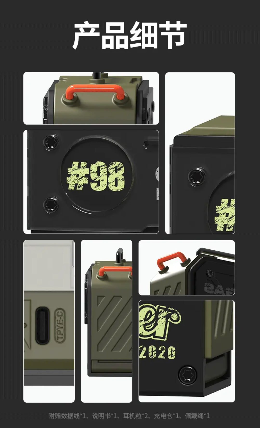 Elephant Trunk Co-branded Big Monster DMOOSTER #98 Oil Barrel Bluetooth Headset D37 Wireless Sports Model For Running