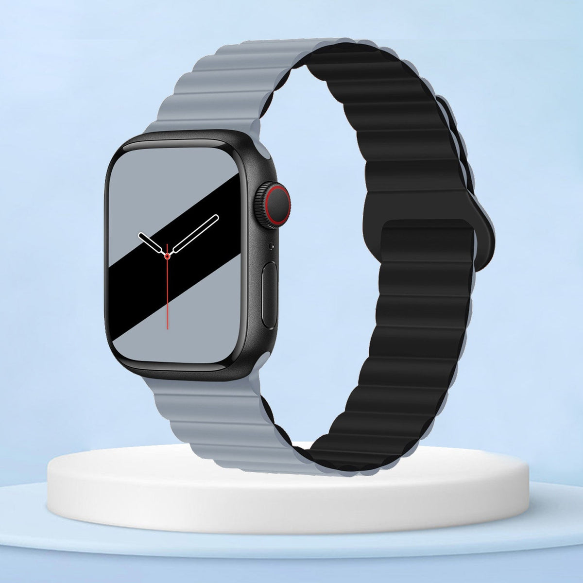 Silicone Loop Strap for Apple Watch 8 Ultra 7 6 SE 5 4 3 Magnetic Buckle Bracelets for iWatch Band 49mm 42/44/45mm 38/40/41mm