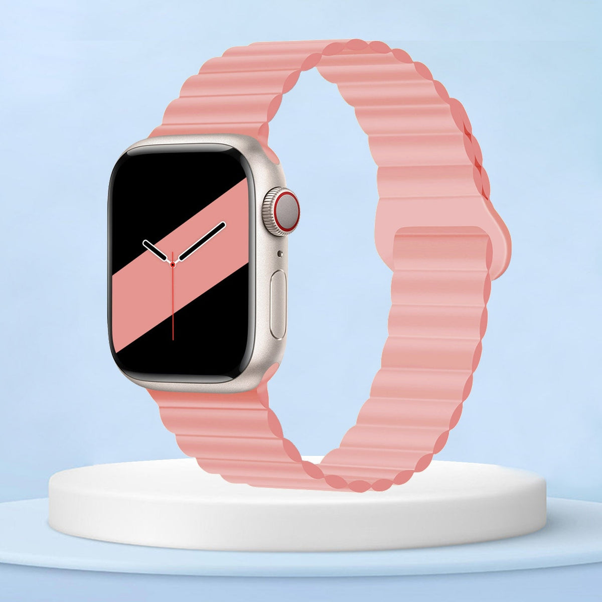 Silicone Loop Strap for Apple Watch 8 Ultra 7 6 SE 5 4 3 Magnetic Buckle Bracelets for iWatch Band 49mm 42/44/45mm 38/40/41mm