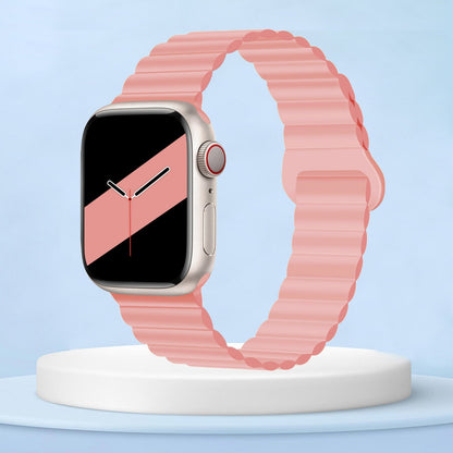 Silicone Loop Strap for Apple Watch 8 Ultra 7 6 SE 5 4 3 Magnetic Buckle Bracelets for iWatch Band 49mm 42/44/45mm 38/40/41mm