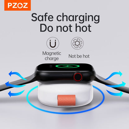 PZOZ Power Bank For iWatch Ultra 8 7 6 5 4 SE Mini Portable Wireless Charger Charging Powerbank Charger For Apple Watch Series 8