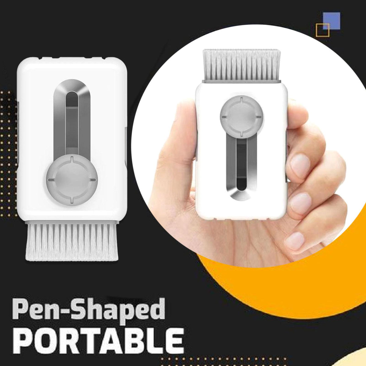 6 In 1 Cleaner Kit For Airpods Earphone Cleaning Pen For Keyboard Notebook Earbuds Case Cleaning Tools Car Dashboard Clean Brush