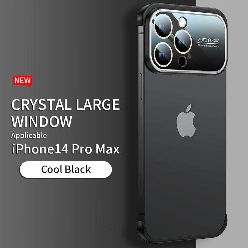 Large Window Lens Protector Corner Pad Soft Case For iPhone 14 13 Pro Max Shockproof Silicone Phone Cover On iPhone 12 13 14 Pro
